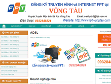 Tablet Screenshot of fpt-vungtau.com